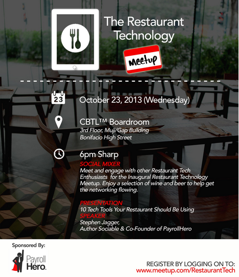 Restaurant Technology Meetup Oct. 23